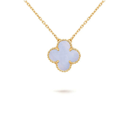 [Novalux]15MM CLOVER FLOWER PENDANT NECKLACE COLLECTION