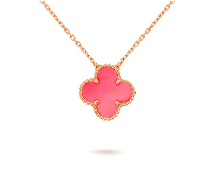 [Novalux]15MM CLOVER FLOWER PENDANT NECKLACE COLLECTION