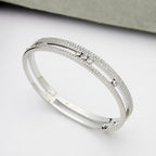 [Novalux]MOVE ROMANE PAVÉ DIAMOND BANGLE BRACELET