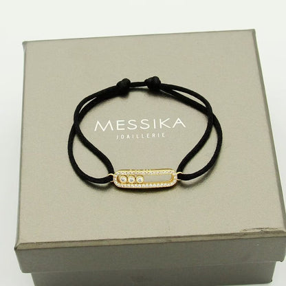 [Novalux]CARE(S) PAVÉ CORD BRACELET