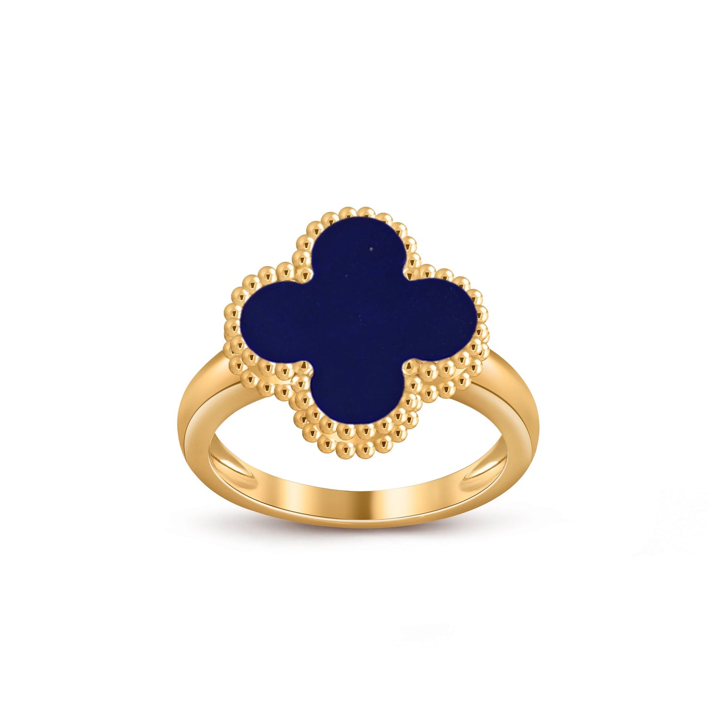 [Novalux]LUCKY CLOVER VINTAGE GOLD RING COLLECTION