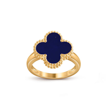 [Novalux]LUCKY CLOVER VINTAGE GOLD RING COLLECTION