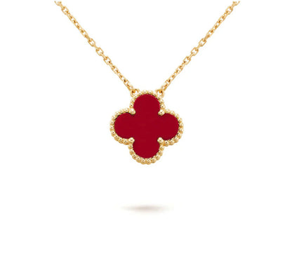 [Novalux]15MM CLOVER FLOWER PENDANT NECKLACE COLLECTION