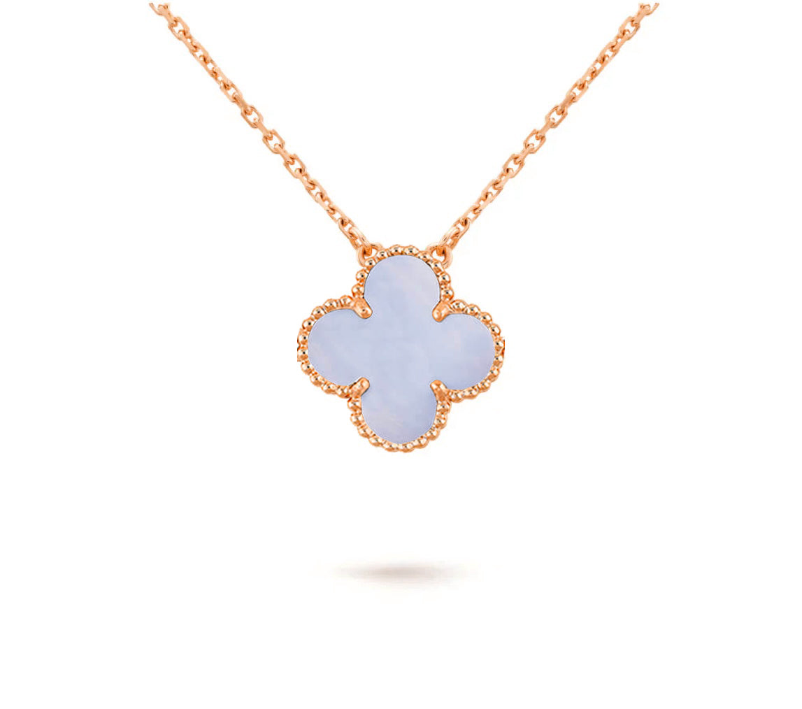 [Novalux]15MM CLOVER FLOWER PENDANT NECKLACE COLLECTION