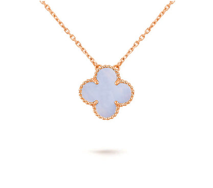 [Novalux]15MM CLOVER FLOWER PENDANT NECKLACE COLLECTION