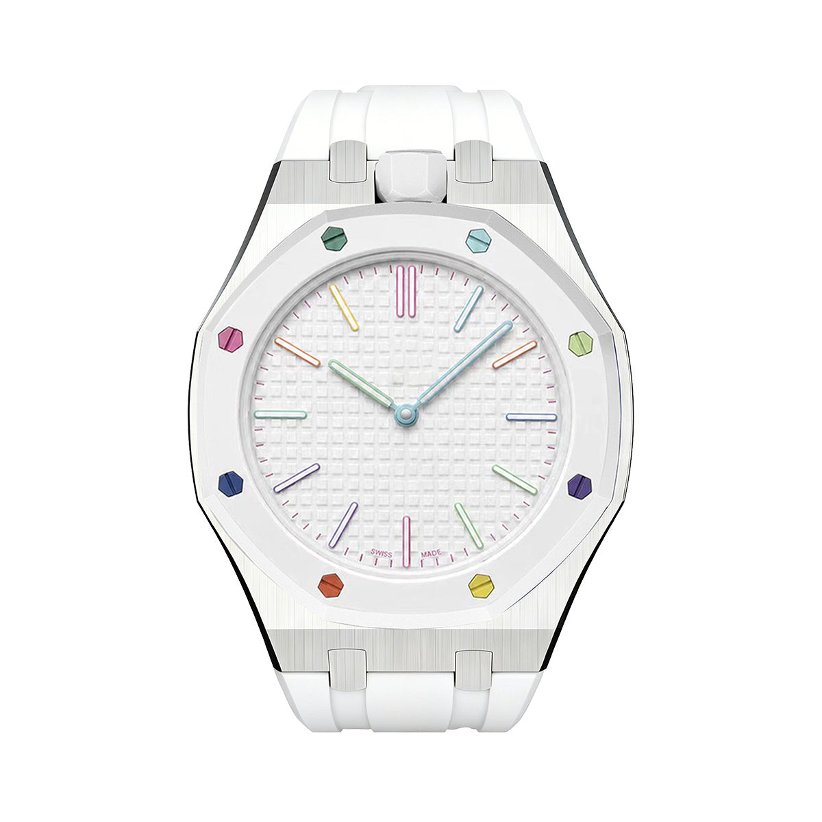 [Novalux]ROYAL OAK POP EXCLUSIVE STEEL CASE & SILICONE STRAP