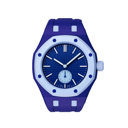 [Novalux]OAK POP EXCLUSIVE DARK BLUE AND LIGHT BLUE SILICONE STRAP