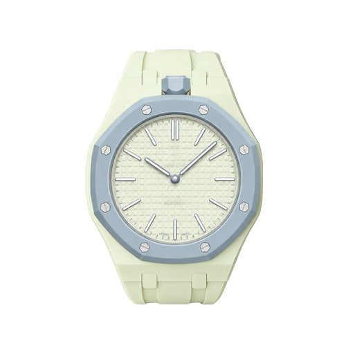 [Novalux]OAK POP EXCLUSIVE CREAMY YELLOW SILICONE STRAP