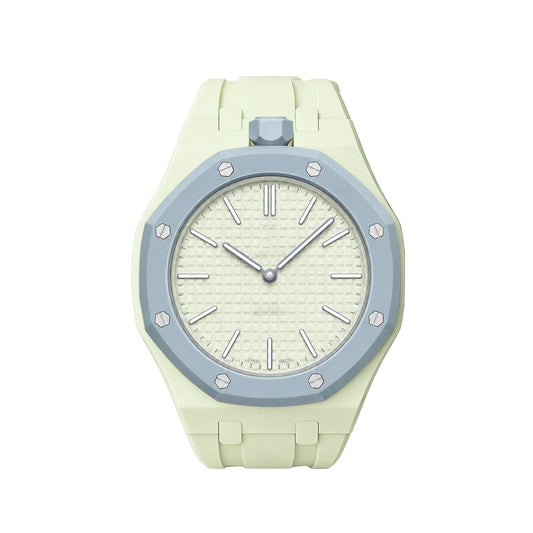 [Novalux]OAK POP EXCLUSIVE CREAMY YELLOW SILICONE STRAP