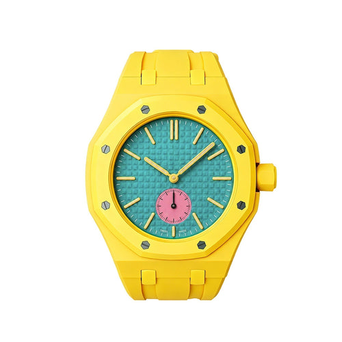 [Novalux]OAK POP EXCLUSIVE YELLOW SILICONE STRAP