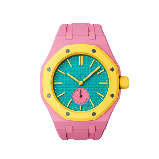 [Novalux]OAK POP EXCLUSIVE PINK SILICONE STRAP