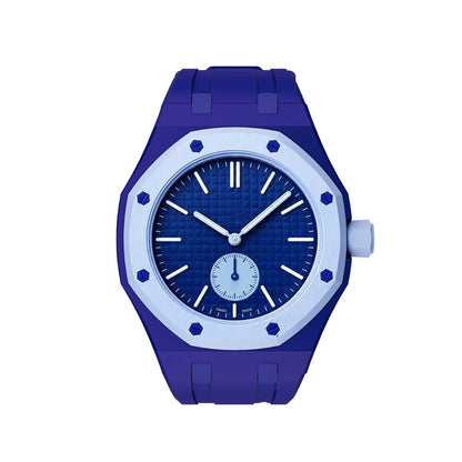 [Novalux]OAK POP EXCLUSIVE DARK BLUE SILICONE STRAP