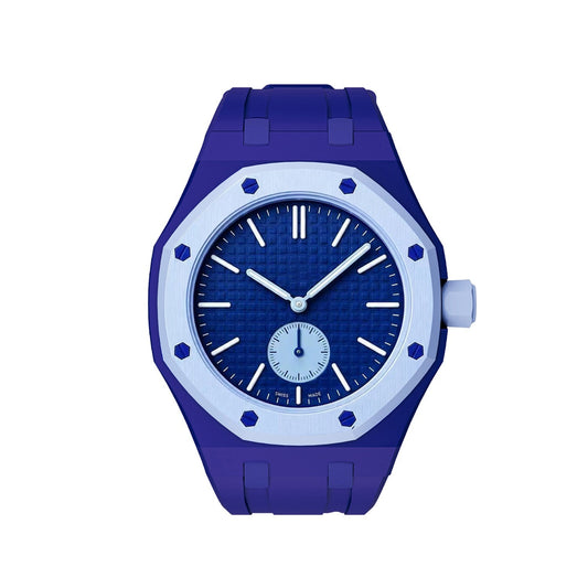 [Novalux]OAK POP EXCLUSIVE DARK BLUE SILICONE STRAP