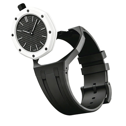 [Novalux]OAK POP EXCLUSIVE BLACK SILICONE STRAP