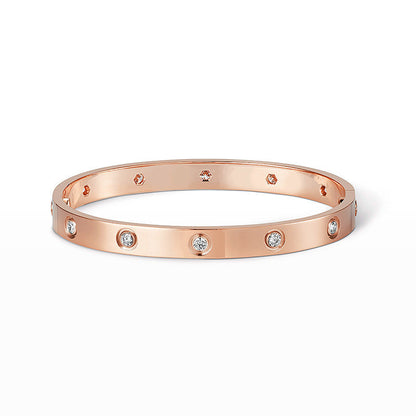 [Novalux]CLASSIC 6.1MM LOVE BANGLE - 10-DIAMOND