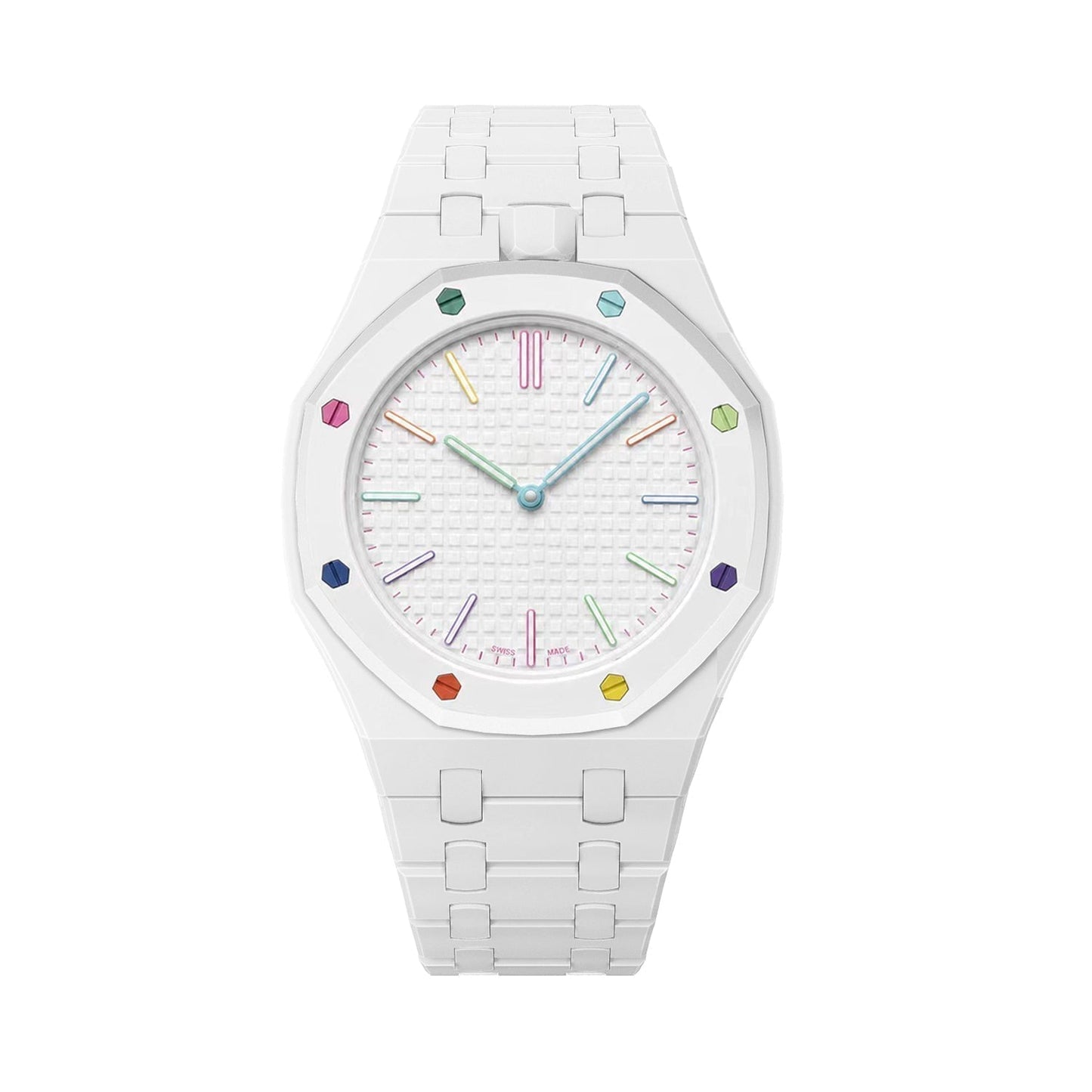 [Novalux]OAK POP EXCLUSIVE WHITE BIOCERAMIC STRAP