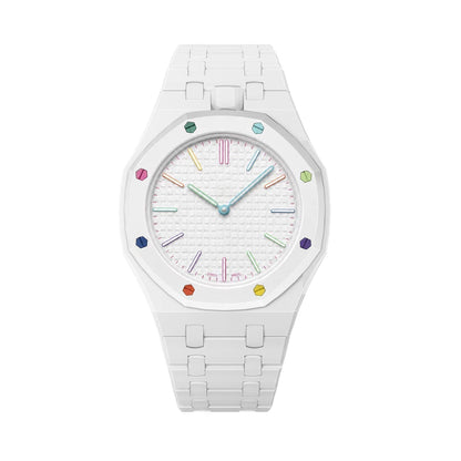 [Novalux]OAK POP EXCLUSIVE WHITE BIOCERAMIC STRAP