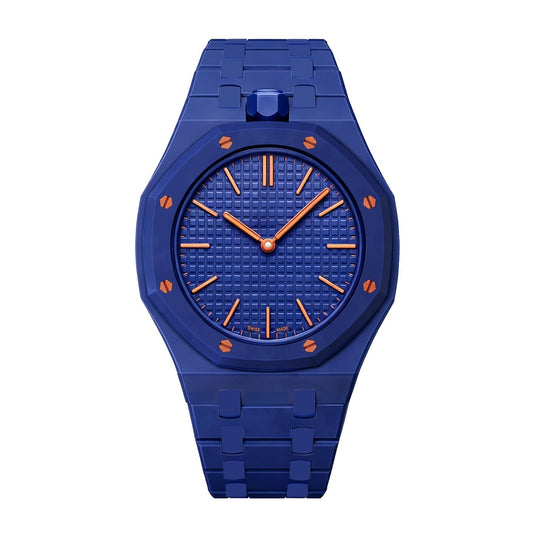 [Novalux]OAK POP EXCLUSIVE DARK BLUE BIOCERAMIC STRAP