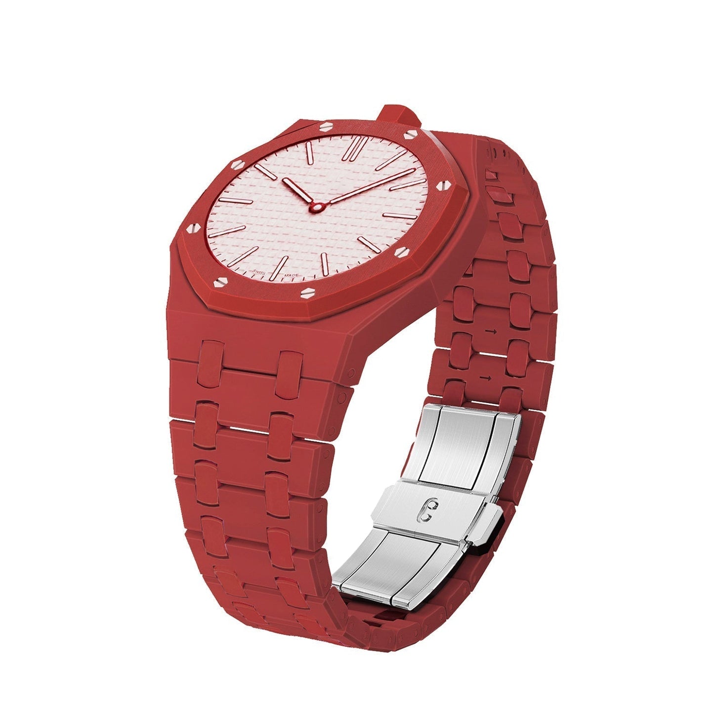 [Novalux]OAK POP EXCLUSIVE RED BIOCERAMIC STRAP