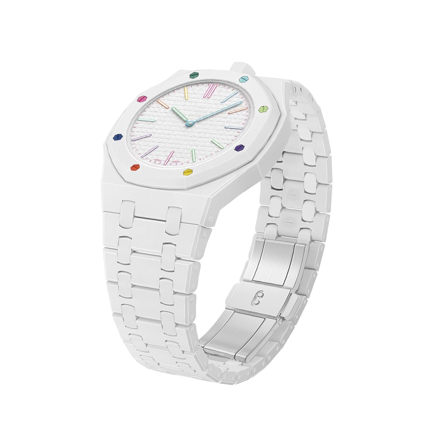 [Novalux]OAK POP EXCLUSIVE WHITE BIOCERAMIC STRAP