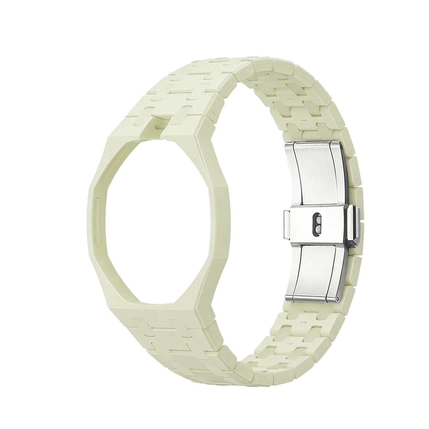 [Novalux]OAK POP EXCLUSIVE CREAMY YELLOW BIOCERAMIC STRAP