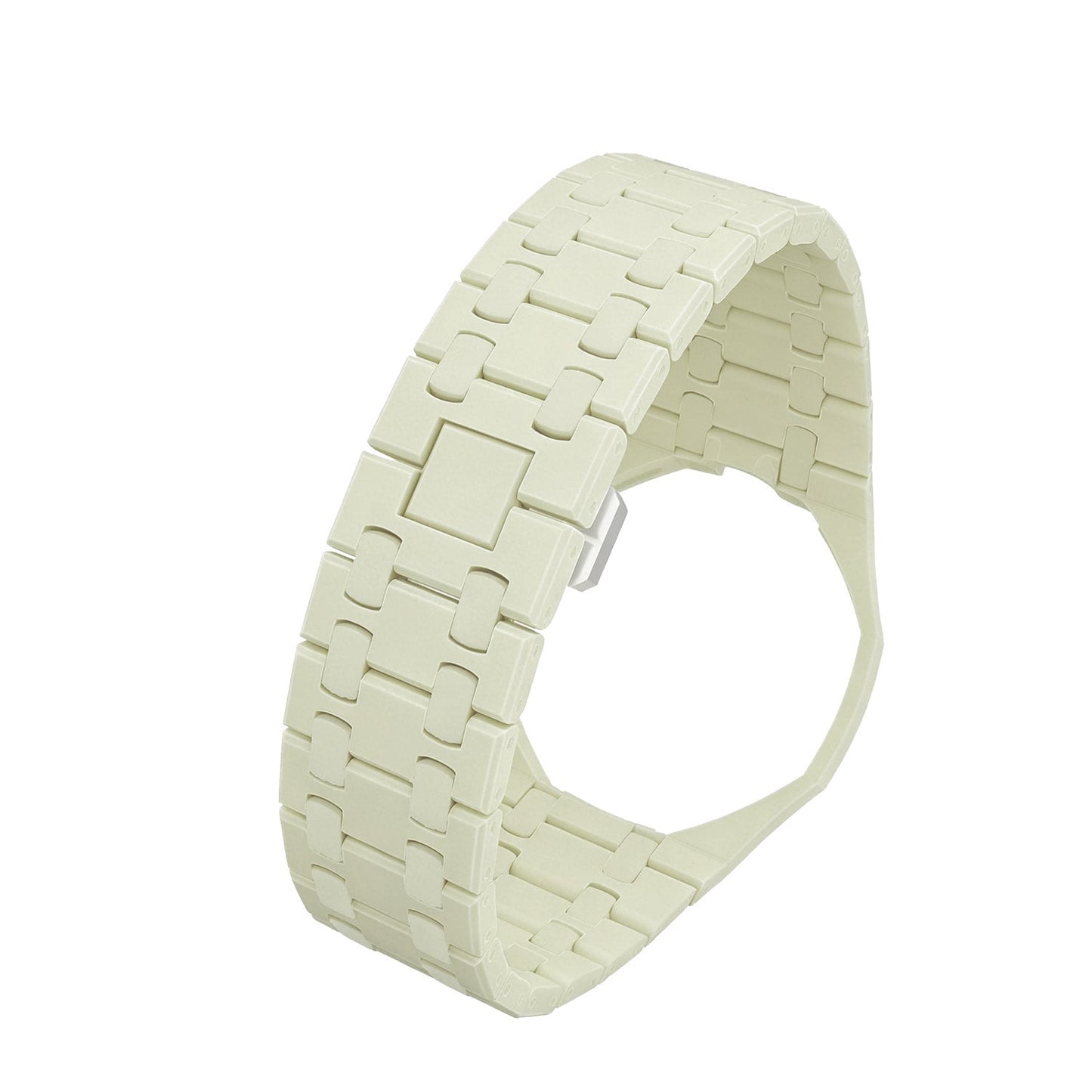 [Novalux]OAK POP EXCLUSIVE CREAMY YELLOW BIOCERAMIC STRAP