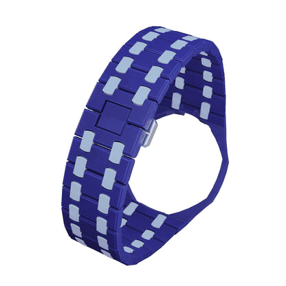 [Novalux]OAK POP EXCLUSIVE DARK BLUE AND LIGHT BLUE BIOCERAMIC STRAP