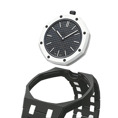 [Novalux]OAK POP EXCLUSIVE BLACK AND WHITE BIOCERAMIC STRAP