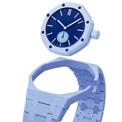 [Novalux]OAK POP EXCLUSIVE LIGHT BLUE BIOCERAMIC STRAP