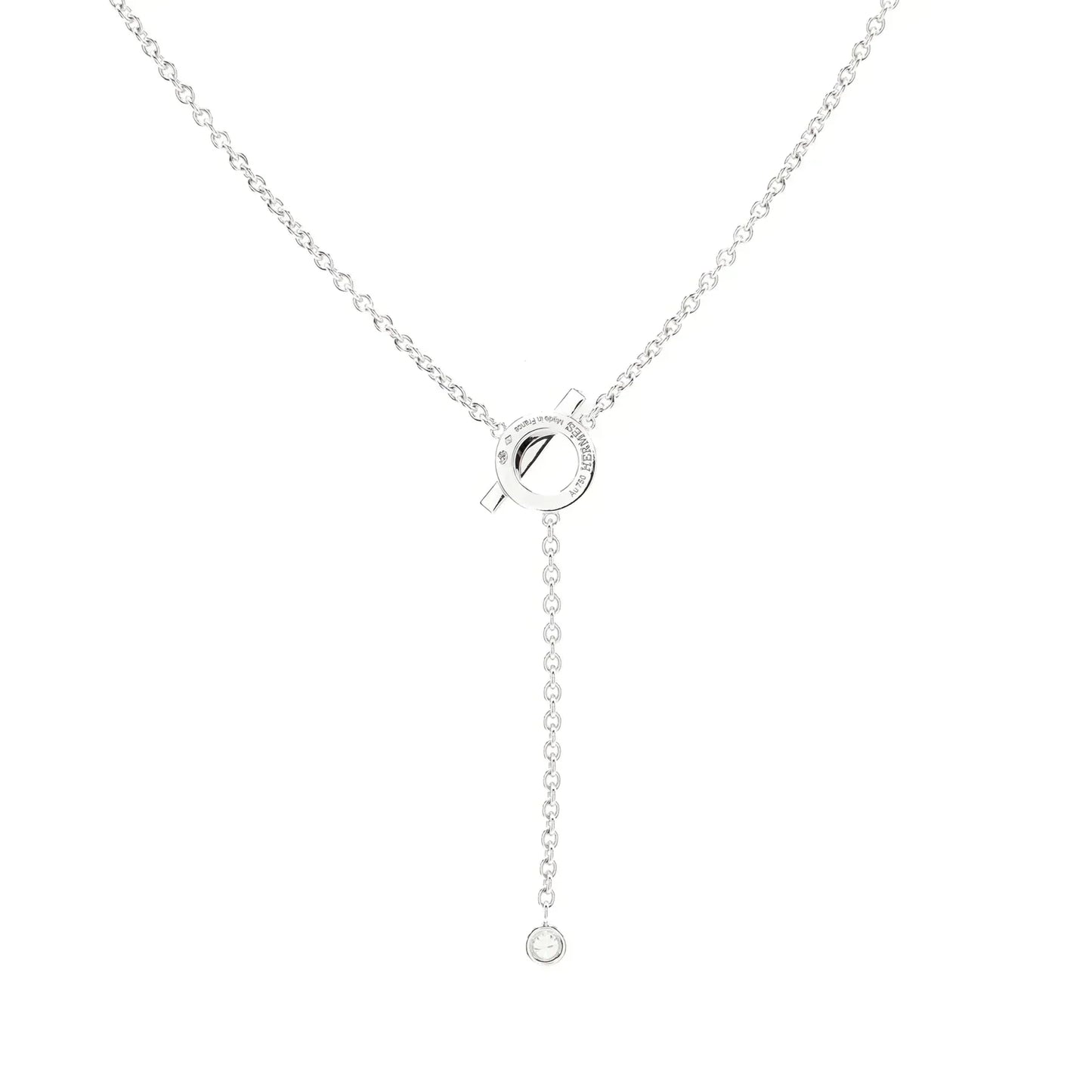 [Novalux]FINESSE SILVER DIAMOND NECKLACE