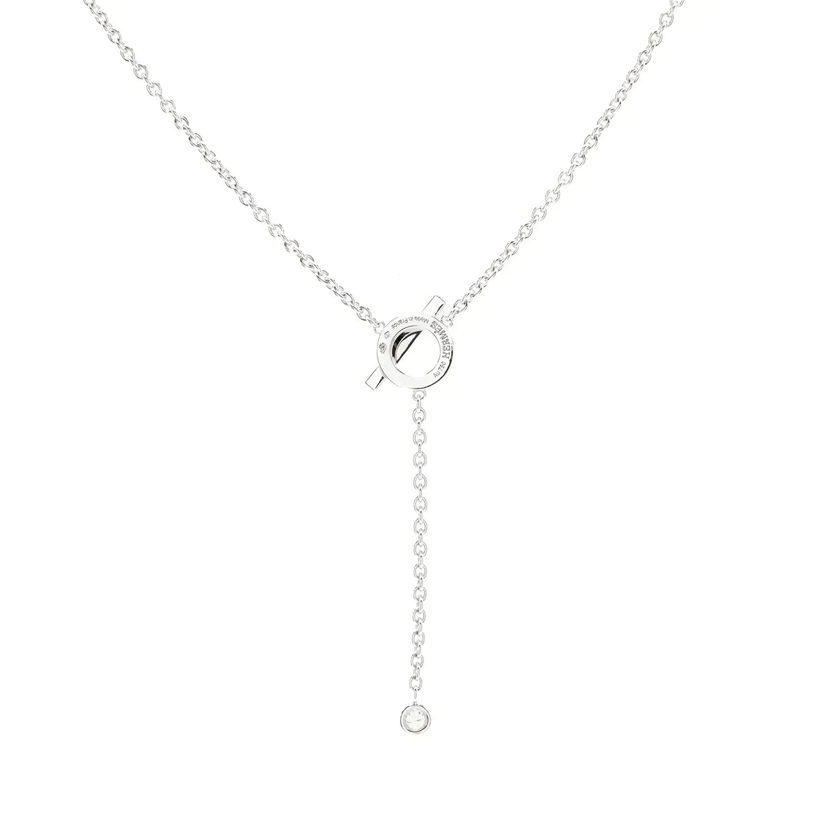 [Novalux]FINESSE SILVER DIAMOND NECKLACE
