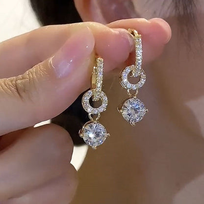 [Novalux]MINI POP H GOLD EARRINGS GREY