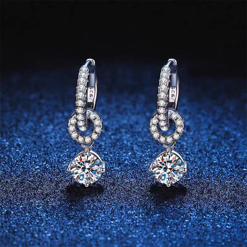 [Novalux]MINI POP H GOLD EARRINGS GREY