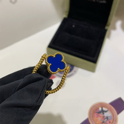 [Novalux]LUCKY CLOVER GOLD REVERSIBLE RING