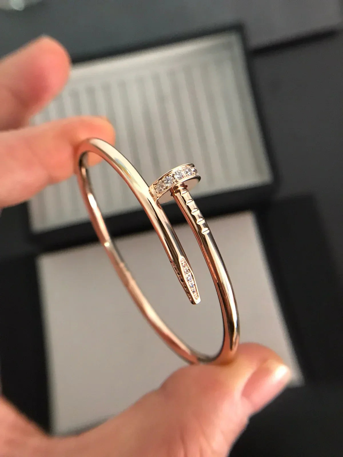 [Novalux]JUSTE UN CLOU 3.5MM CLASSIC DIAMOND BANGLE