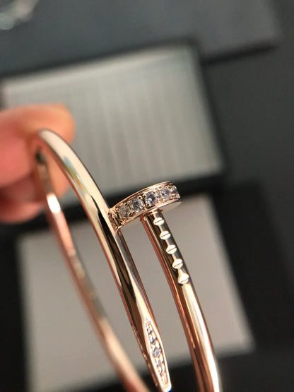 [Novalux]JUSTE UN CLOU 3.5MM CLASSIC DIAMOND BANGLE