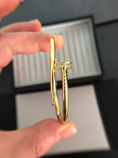 [Novalux]JUSTE UN CLOU 3.5MM CLASSIC DIAMOND BANGLE