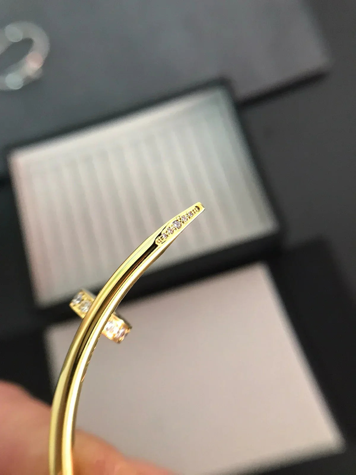 [Novalux]JUSTE UN CLOU 3.5MM CLASSIC DIAMOND BANGLE