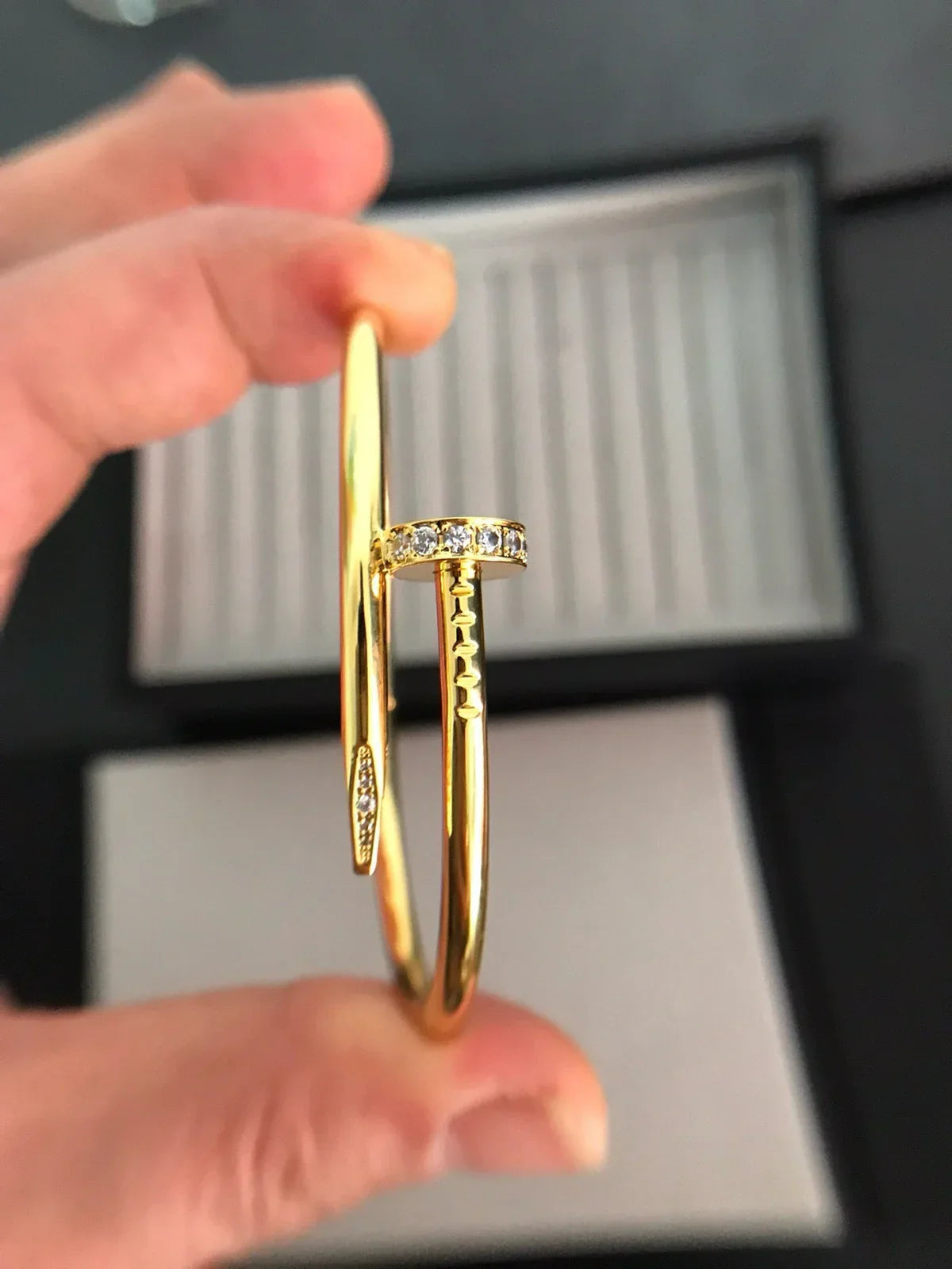[Novalux]JUSTE UN CLOU 3.5MM CLASSIC DIAMOND BANGLE
