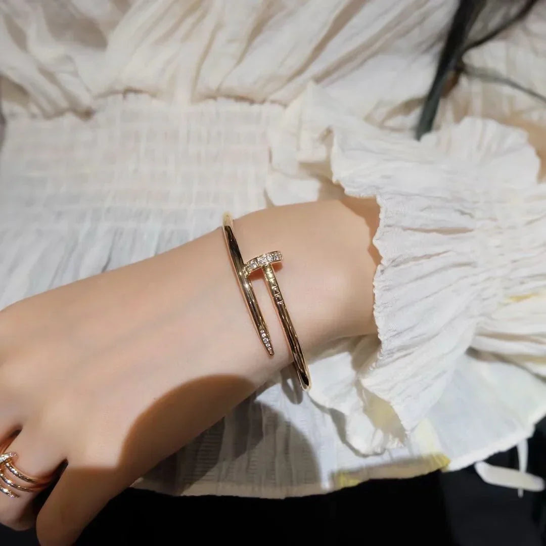 [Novalux]JUSTE UN CLOU 3.5MM CLASSIC DIAMOND BANGLE