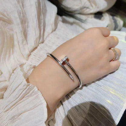 [Novalux]JUSTE UN CLOU 3.5MM CLASSIC DIAMOND BANGLE