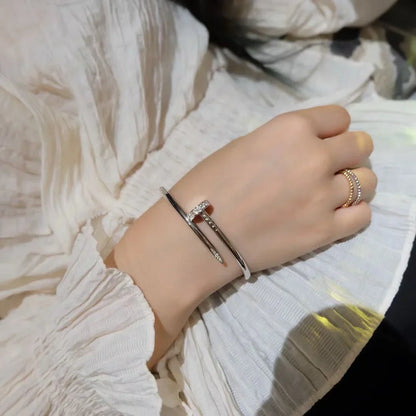 [Novalux]JUSTE UN CLOU 3.5MM CLASSIC DIAMOND BANGLE