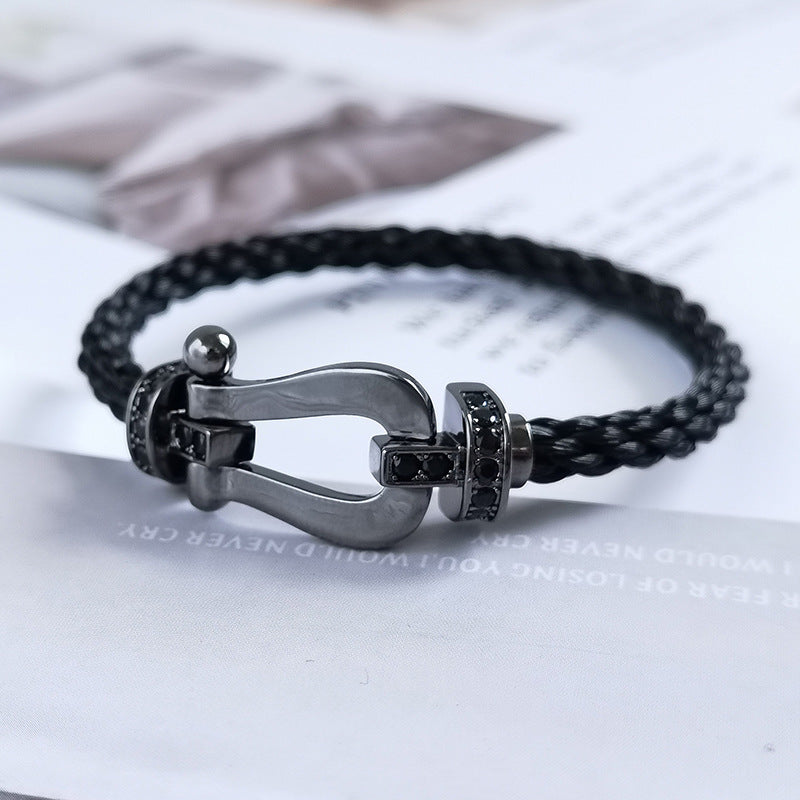 [Novalux]FORCE LARGE SERIES BLACK SAMURAI BRACELET