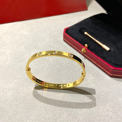 [Novalux]CLASSIC 6.1MM LOVE BANGLE - 10-DIAMOND