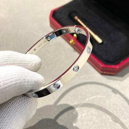 [Novalux]CLASSIC 6.1MM LOVE BANGLE - 10-DIAMOND