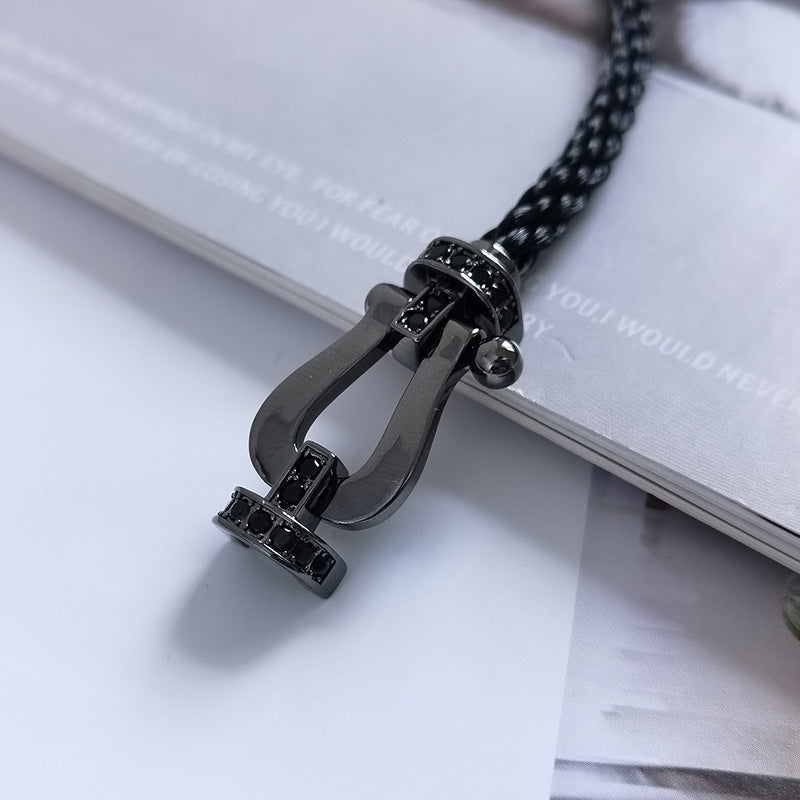 [Novalux]FORCE LARGE SERIES BLACK SAMURAI BRACELET