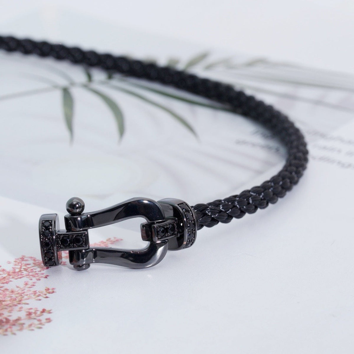 [Novalux]FORCE LARGE SERIES BLACK SAMURAI BRACELET
