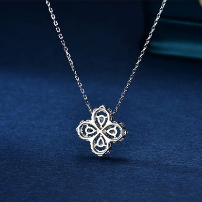 [Novalux]LOOP NECKLACE FULL MOTIF DIAMOND 16MM MULTIPLE COLORS
