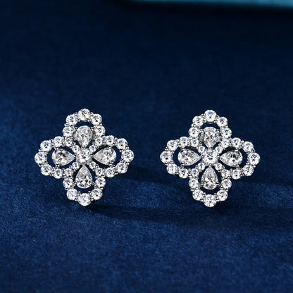 [Novalux]LOOP EARRINGS FULL MOTIF DIAMOND 16MM