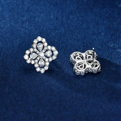 [Novalux]LOOP EARRINGS FULL MOTIF DIAMOND 16MM